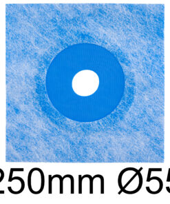 Wandmanschette 1St. Dichtmanschette 250mm Dehnzone 57-90mm Balkone Bad HN04SE