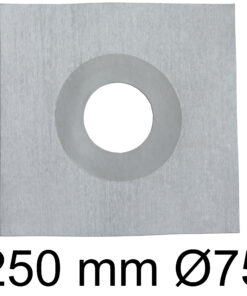 Wandmanschette 1 St. Dichtmanschette 250mm Ø75mm Dehnzone Rohrdurchmesser ca. Ø77mm – Ø150mm HALBAU HS03SE