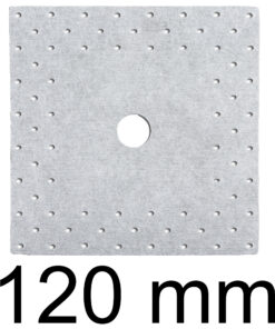 Wandmanschette 120x120 Dichtelement 1 St. Rohrabdichtung 18-30mm Flüssigfolie Balkon Terrasse HS03