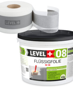 Dichtset  Abdichtung Set Flüssigfolie Bad Dusche Küche  LEVEL+ SET16