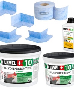 DichtSet 14kg Balkonandichtung 2K Balkon und Terrassen ca. 4m² Dichtband LEVEL+ SET31