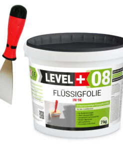 Dichtset Duschabdichtung Abdichtung Flüssigfolie 7kg Bad Dusche Küche LEVEL+ SET402