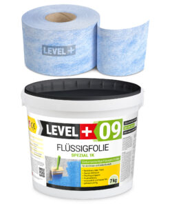 Dichtset Spezial Flussigfolie 7kg Dichtband 5m Abdichtung Bad Balkon Dusche LEVEL+ SET72
