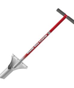 Garden Weasel Zwiebelpflanzer Pflanzdorn für Blumenzwiebeln, ergonomischer T-Griff, rostfreier Stahl 91350