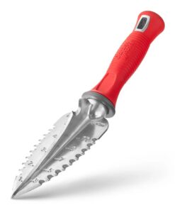 Garden Weasel Pflanzkelle Gartenkelle – Schaufel zum Pflanzen, Umpflanzen und Graben, gezahnt, rostfrei 91360