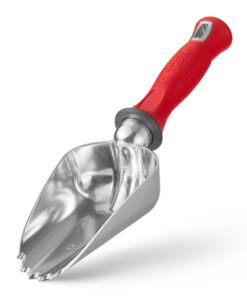 Garden Weasel Pflanzschaufel mit gezahnter Spitze 91362 – extra tief, rostfrei, ergonomisch – ideal für Hochbeet und Pflanzen