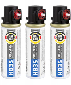 Gaskartusche für Nagler 100mm/40ml bis 500 Schüsse für Beton und Stahl 3 St. HALBAU HB35