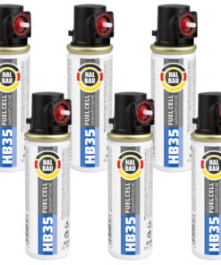 Gaskartusche für Nagler 100mm/40ml bis 500 Schüsse für Beton und Stahl 6 St. HALBAU HB35