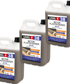Beton Plastifizierier BV FM Beton-Zusatzmittel Beton Fliessmittel Betonverflüssiger 15L LEVEL+38