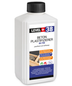 Beton Plastifizierier BV FM Beton-Zusatzmittel Beton Fliessmittel Betonverflüssiger 1L LEVEL+38