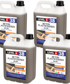 Beton Plastifizierier BV FM Beton-Zusatzmittel Beton Fliessmittel Betonverflüssiger 20L LEVEL+38