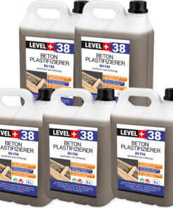Beton Plastifizierier BV FM Beton-Zusatzmittel Beton Fliessmittel Betonverflüssiger 25L LEVEL+38