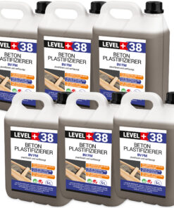 Beton Plastifizierier BV FM Beton-Zusatzmittel Beton Fliessmittel Betonverflüssiger 30L LEVEL+38