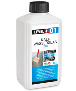 Kaliwasserglas 1L Pur Betonversiegelung Holzschutz Imprägnierung Grundierung Verfestung Unverdünnt LEVEL+01