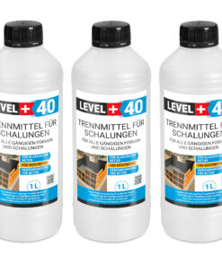 Trennmittel für Formen und Schalungen 3L Schalungsöl Umweltfreundlich Verfärbungsfrei Gips- Betontrennmittel LEVEL+40