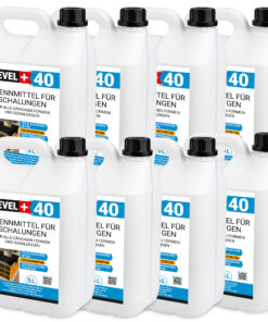 Trennmittel für Formen und Schalungen 40L Schalungsöl Umweltfreundlich Verfärbungsfrei Gips- Betontrennmittel LEVEL+40