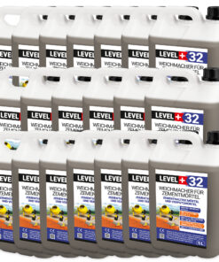 Weichmacher für Mörtel, ersetzt Kalk in Mauer- und Putzmörteln 100L Plastifizierer für Zementmörtel und Putz LEVEL+32
