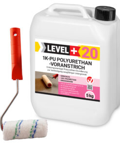 Grundierung 1K PU Voranstrich 5kg Restfeuchte Blocker Boden Verstärkung + Farbroller 10cm L+20