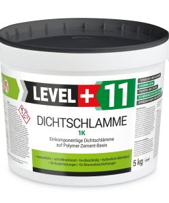Dichtschlämme 1K Trockener Keller Treppe Abdichten Aussen Balkon 5Kg LEVEL+11